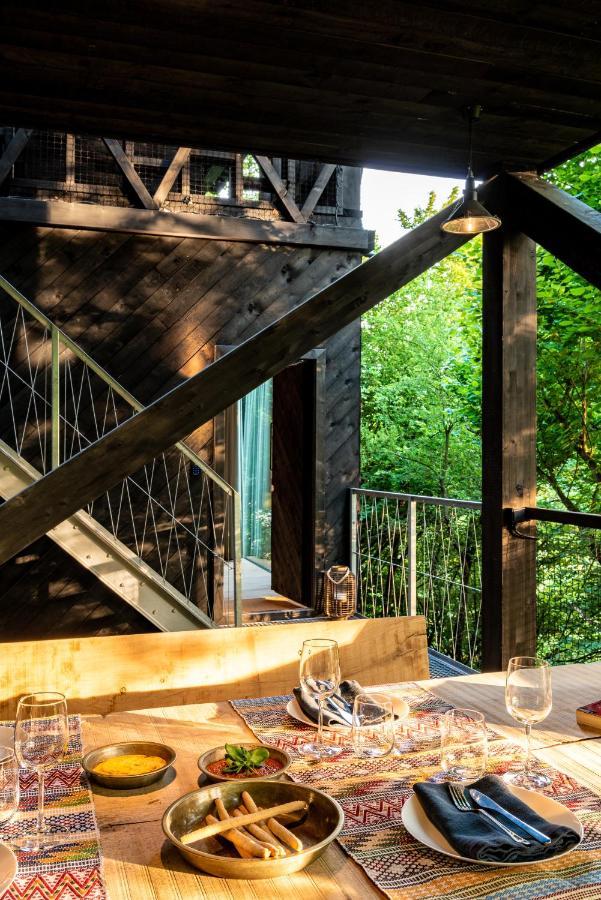 Hutstuf - The Fox & Private Outdoor Spa La Roche-en-Ardenne Exterior foto